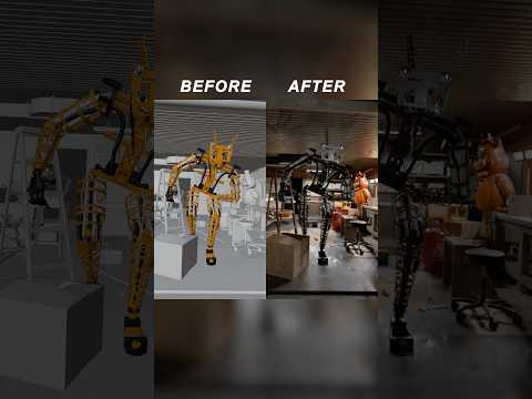 Nosey Animatronic IRL - BEFORE & AFTER VFX