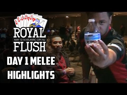 Royal Flush Day 1 Melee Highlights - Singles, Doubles, Commentary, Upsets! - By GimR