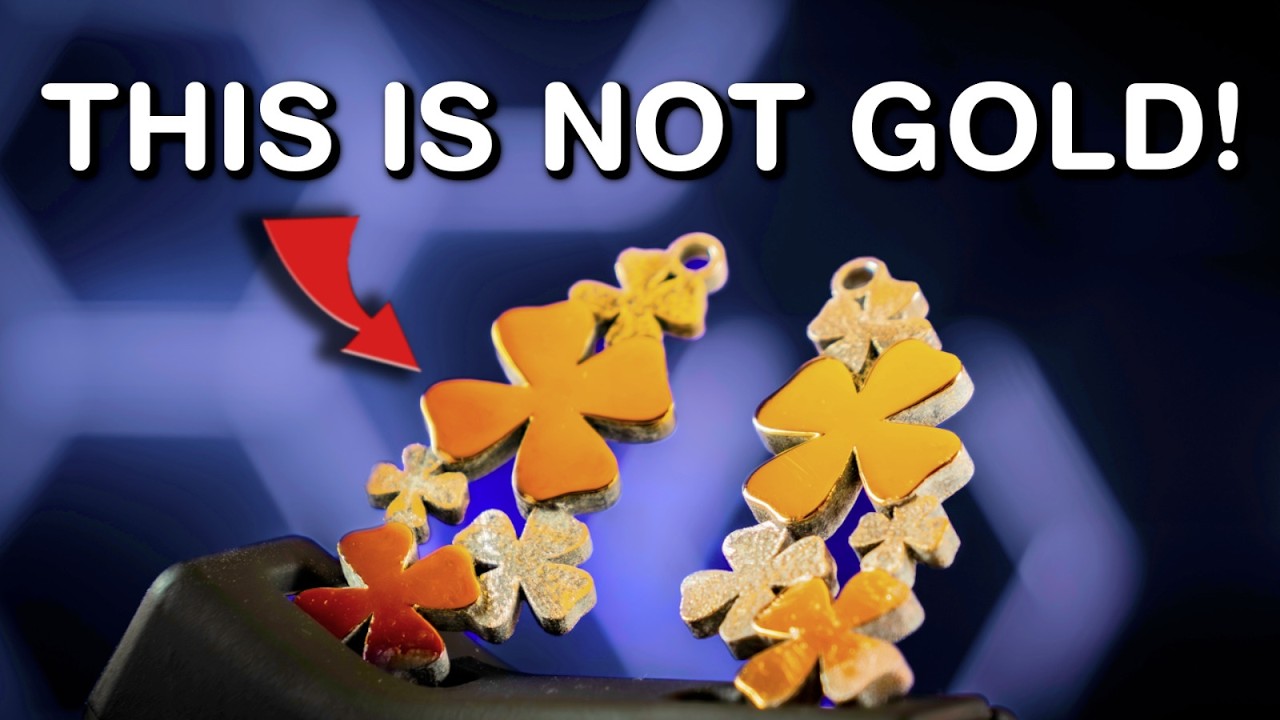 Turning Titanium into Gold? With electro anodizing. When a mess up makes it better !