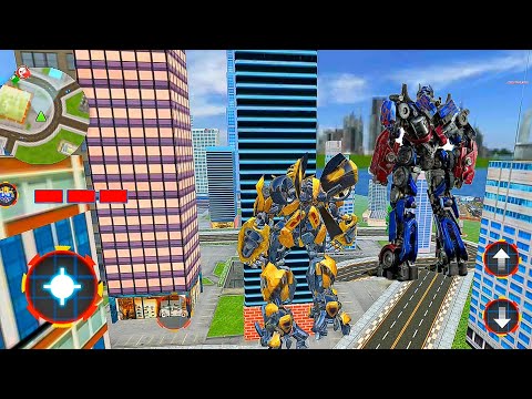 Grand Transformers Battle of City: Bumblebee Robot Games 2 | Android iOS Gameplay