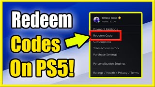 How to Redeem PS Plus Code & Gift Cards on PS5 (Easy Method!)