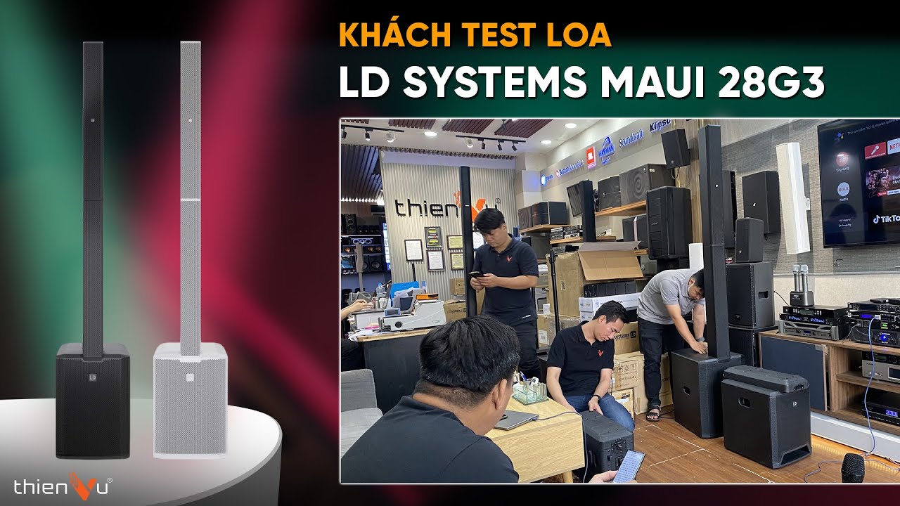 video Dàn Âm Thanh Karaoke Gia Đình LD Systems Maui 28G3 TVA762024 0