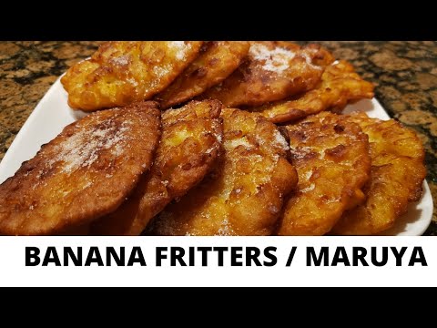HOW TO MAKE BANANA FRITTERS / A DIFFERENT VERSION OF MARUYA
