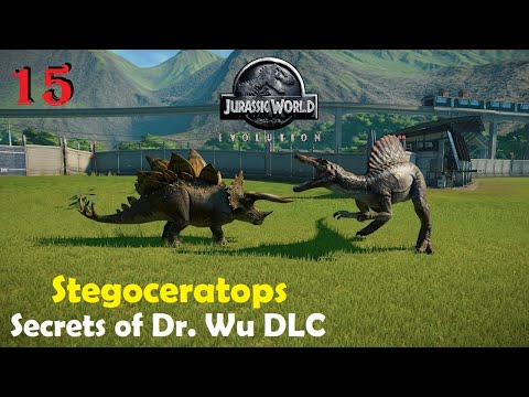Jurassic World Evolution Secrets of Dr. Wu #15 - Stegoceratops vs. Superpredatoren !!!