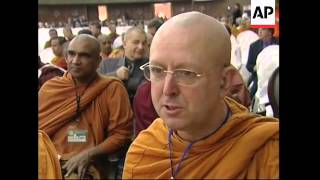Thousands of Buddhist monks gather for world summit
