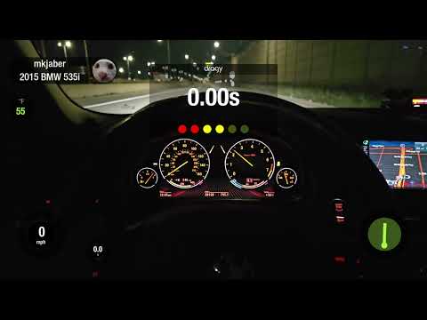 2015 BMW 535i X-Drive 0-60! (Stock) (Dragy)