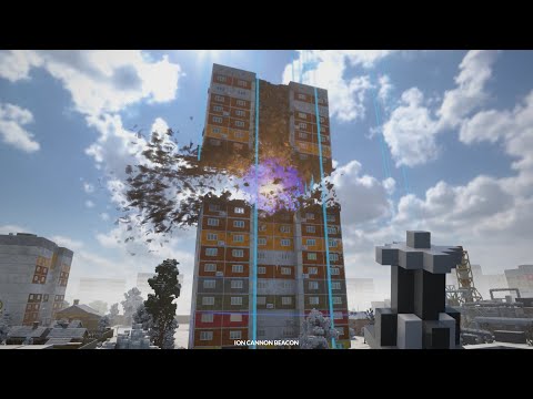 City vs Ion cannon 2 - Destruction physics