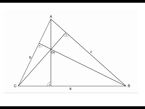 Ortocentro de un triángulo