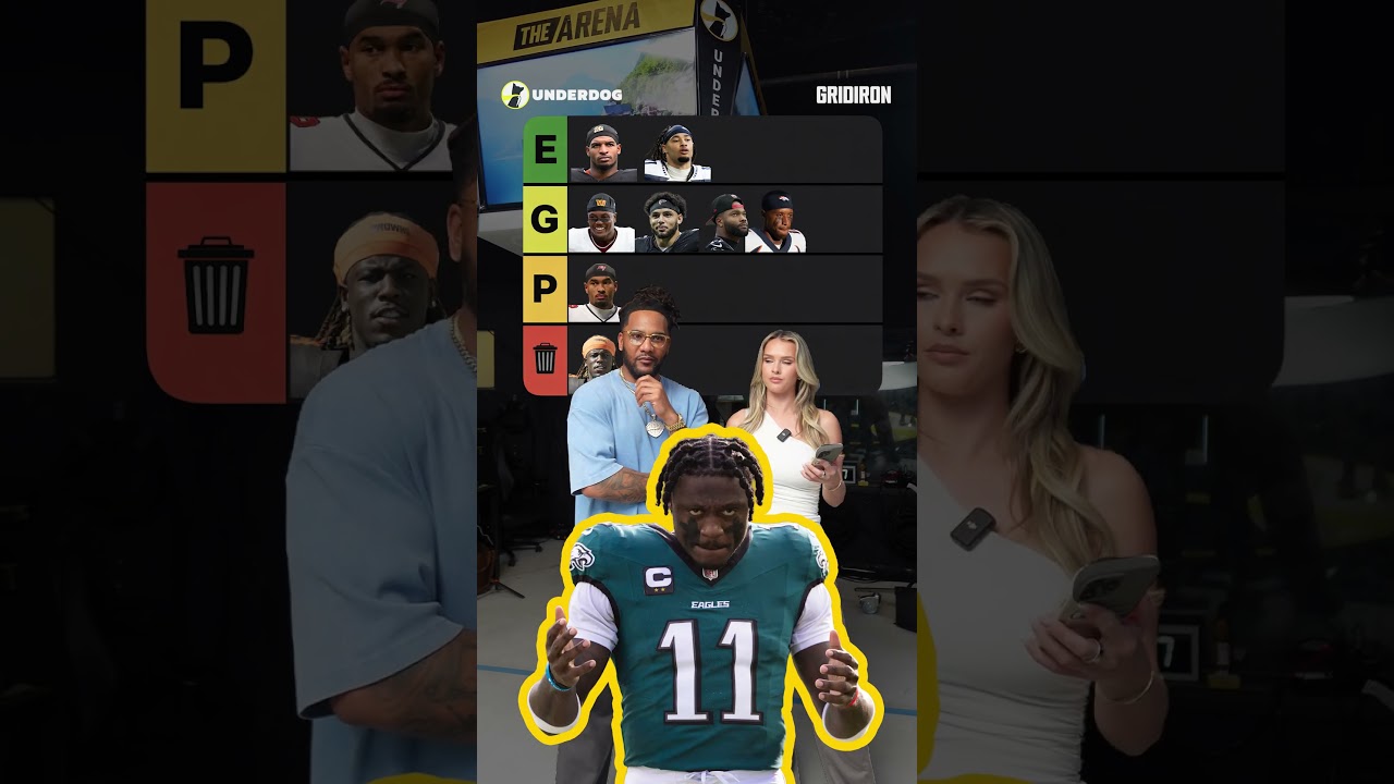 NFL Wide receiver TIERS 🔥🚮