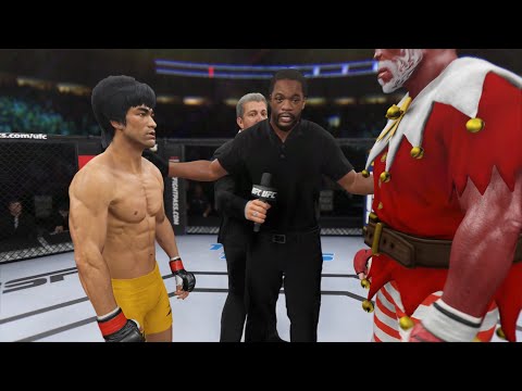 Bruce Lee vs. Red Hulk Elf - EA Sports UFC 4 - Dragon Fights 🔥🐲