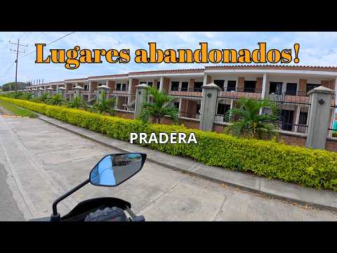 Fuimos a PRADERA y termine explorando lugares ABANDONADOS 😱🏍️
