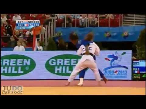 Judo European Championships Teams 2013: Women Final NED - FRA: [-52kg] ENTE - GNETO