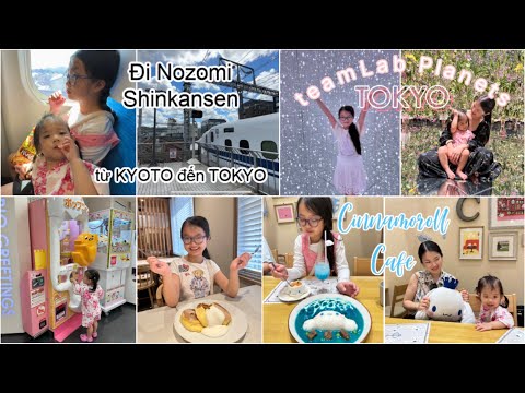 Đi Shinkansen en TOKIO ♥ Trải Nghiệm teamLab Planets ♥ Cinnamoroll Cafe & Happy Pancake Ginza