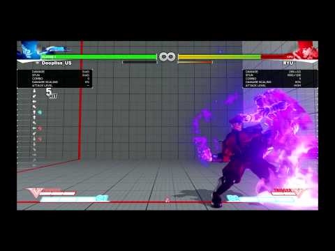 Some quick Street Fighter V Beta Exhibition combos