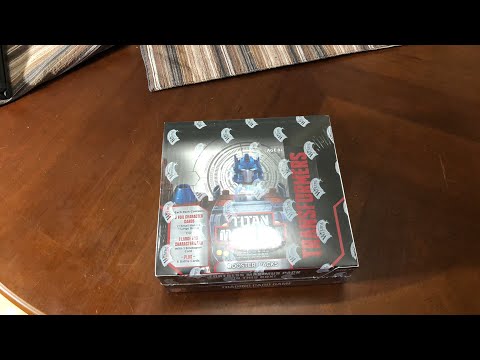 Unboxing Transformers TCG: Titan Masters Attack!
