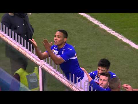 Il gol di Muriel - Sampdoria - Torino - 2-2 - Giornata 23 - Serie A TIM 2015/16