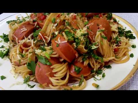 Спагетти с сардельками - Ани Кухня!