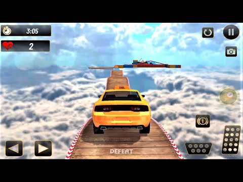 Real Taxi Car Stunts 3D Impossible Ramp Car Stunt Game#2 - Android GamePlay