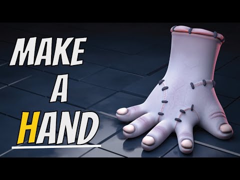 Sculpting a Stylized Hand - 1 Minute Guide