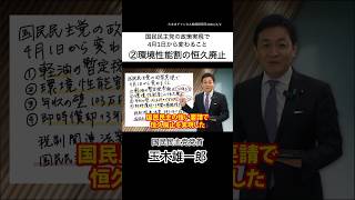 【国民民主党の政策実現で4月1日から変わること】②環境性能割の恒久廃止 #国民民主党 #玉木雄一郎 #政策 #4月1日 #自動車 #車 #税金 #廃止