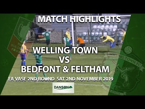 HIGHLIGHTS - Welling Town 3-1 Bedfont & Feltham in the Buildbase FA Vase 2nd Round