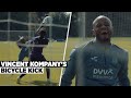 Vincent Kompany bicycle kick during training