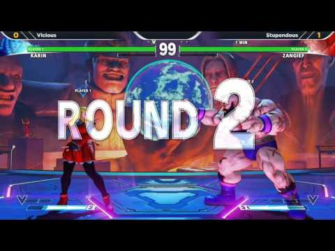 WNF Wednesday Night Fights 1.2 SFV - Vicious (Karin) vs Stupendous (Zangief)