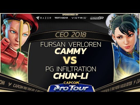 Fursan Verloren (Cammy) vs PG Infiltration (Chun-Li) - CEO 2018 - Top 8 - CPT 2018
