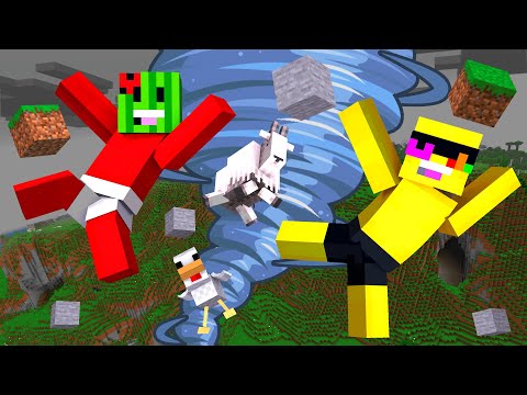 Minecraft NATURAL DISASTERS vs SECURE BASE