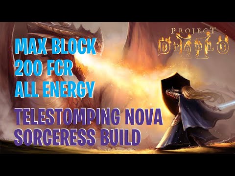 Max Block 200 FCR Nova Sorceress Showcase - Project Diablo 2 Season 1