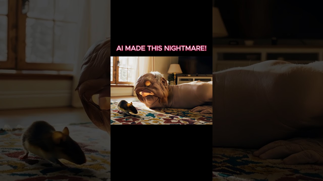 AI Creates Creepiest Man vs Mouse Standoff! 🐭😱🤖 | Surreal Home Edit