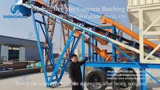 Centrale &agrave; b&eacute;ton mobile 60m&sup3;/h Mobile Dry Mix Concrete Batching Plant neuve | Image 7 - Machineryline
