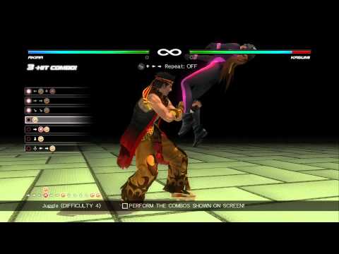 Dead or Alive 5: Last Round - Akira Combo Challenge [60 FPS]