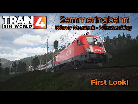 Semmeringbahn: Wiener Neustadt - Mürzzuschlag -- First Look!