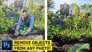 How to Remove ANYTHING From a Photo in Photoshop (5 WAYS!)