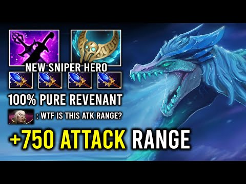 +750 Attack Range NEW Sniper Hero 100% Pure Revenant Offlane Carry Winter Wyvern Dota 2