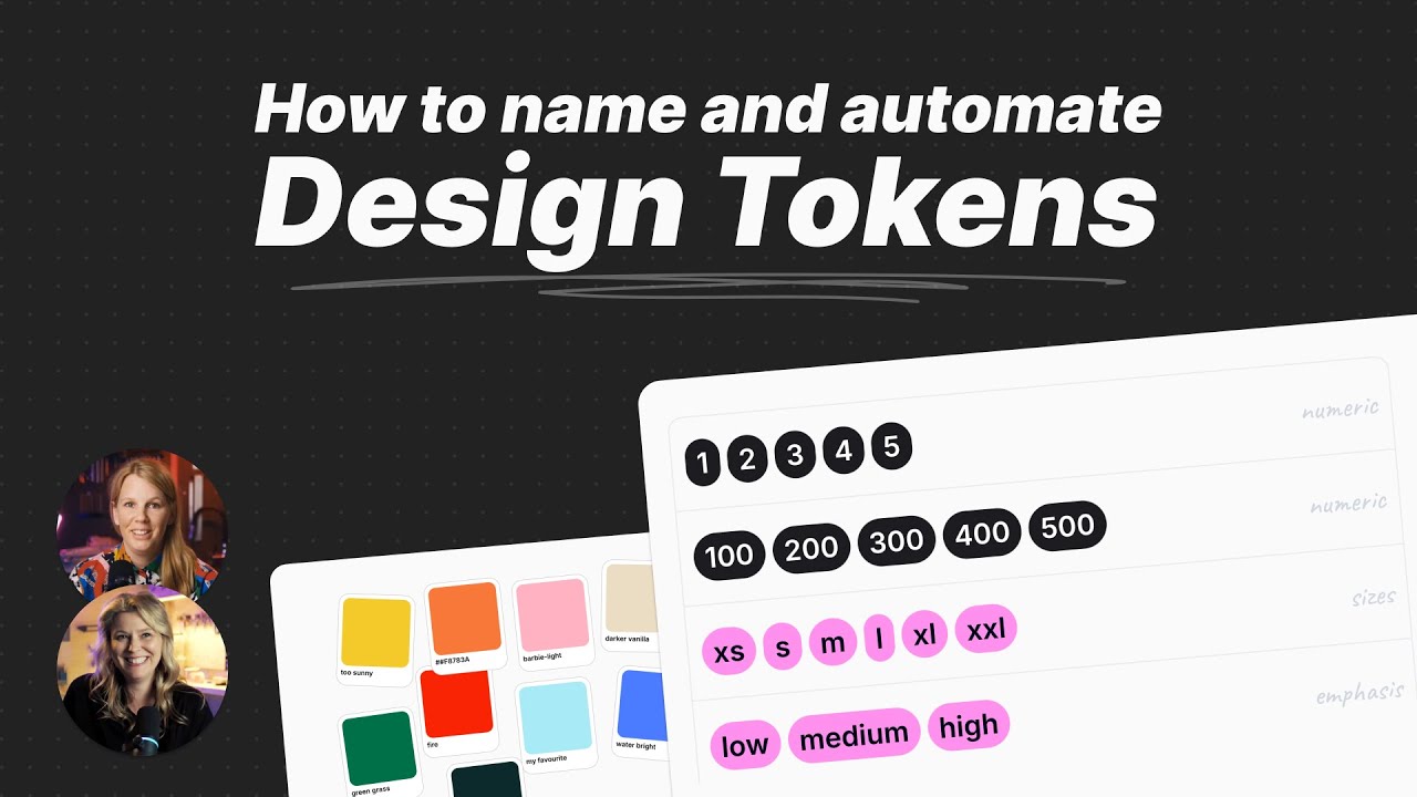 How to Name and Automate Design Tokens