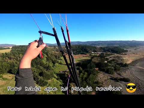 volando parapente por primera vez en chile