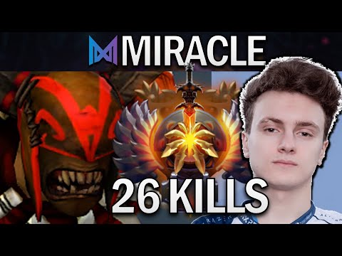 Bloodseeker Dota 2 Gameplay Nigma.Miracle with 26 Kills and 1000 XPM - TI12