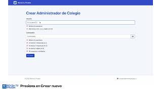 ¿Cómo crear un usuario Administrador?