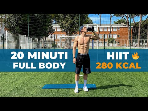 20-Minute Full-Body HIIT Workout at Home with No Equipment | Emanuele Mauti