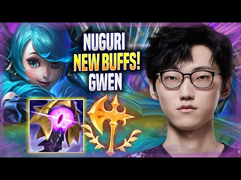NUGURI TRIES GWEN WITH NEW BUFFS! - Nuguri Plays Gwen TOP vs Graves! | Season 2022