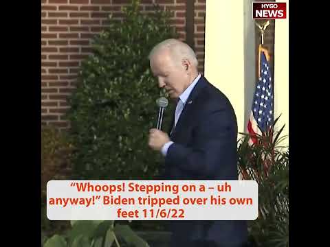 Biden Stumbles, Then Tells Heckler 'No More Drilling' at Final Hochul Rally (November 6, 2022)