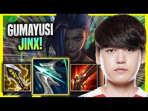 GUMAYUSI DESTROYING WITH JINX! - T1 Gumayusi Plays Jinx ADC vs Aphelios! | Season 2022