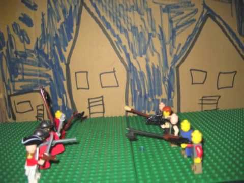 Battle of Lexington Lego Animation