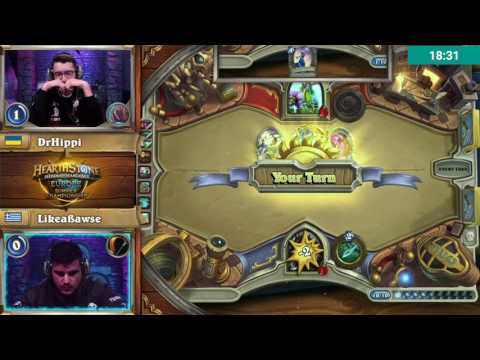 Like a Bawse vs DrHippi Hearthstone Europe Summer Championship Round 2 part 2/2