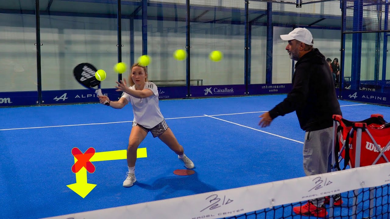 Footwork and directional control for better Padel shots.