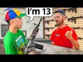 Buying Guns While Acting Like A Kid