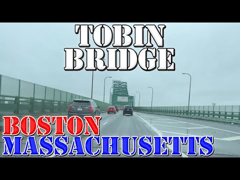トービン ブリッジ - ボストン - マサチューセッツ州 - 4K インフラストラクチャ ドライブ