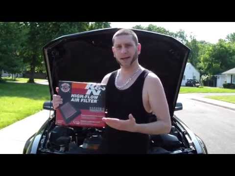 Italian Joey Mamaluke How To Install Change Replace K&N Air Filter on Car Review DIY 🚘